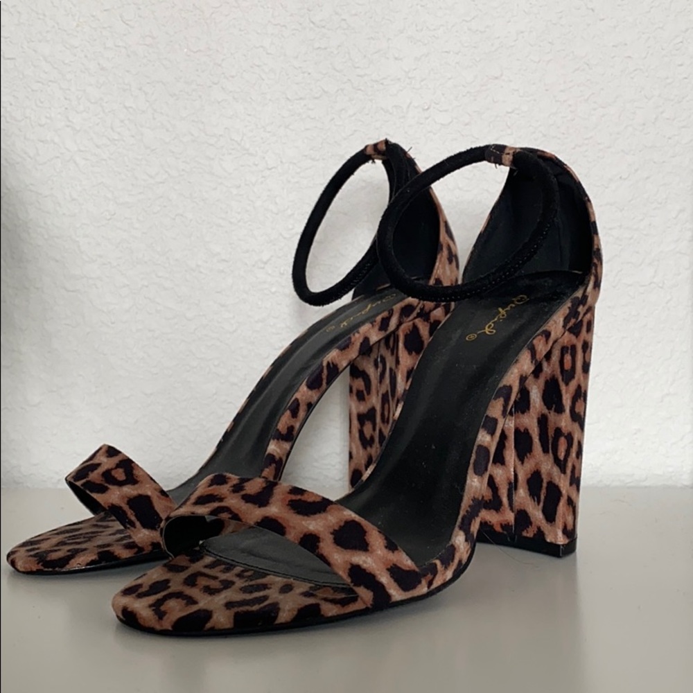Cheetah heels